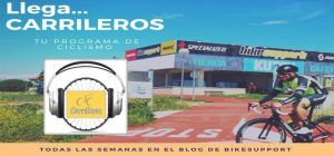 programa de radio desde la tienda de bicicletas del carril de Colmenar Viejo